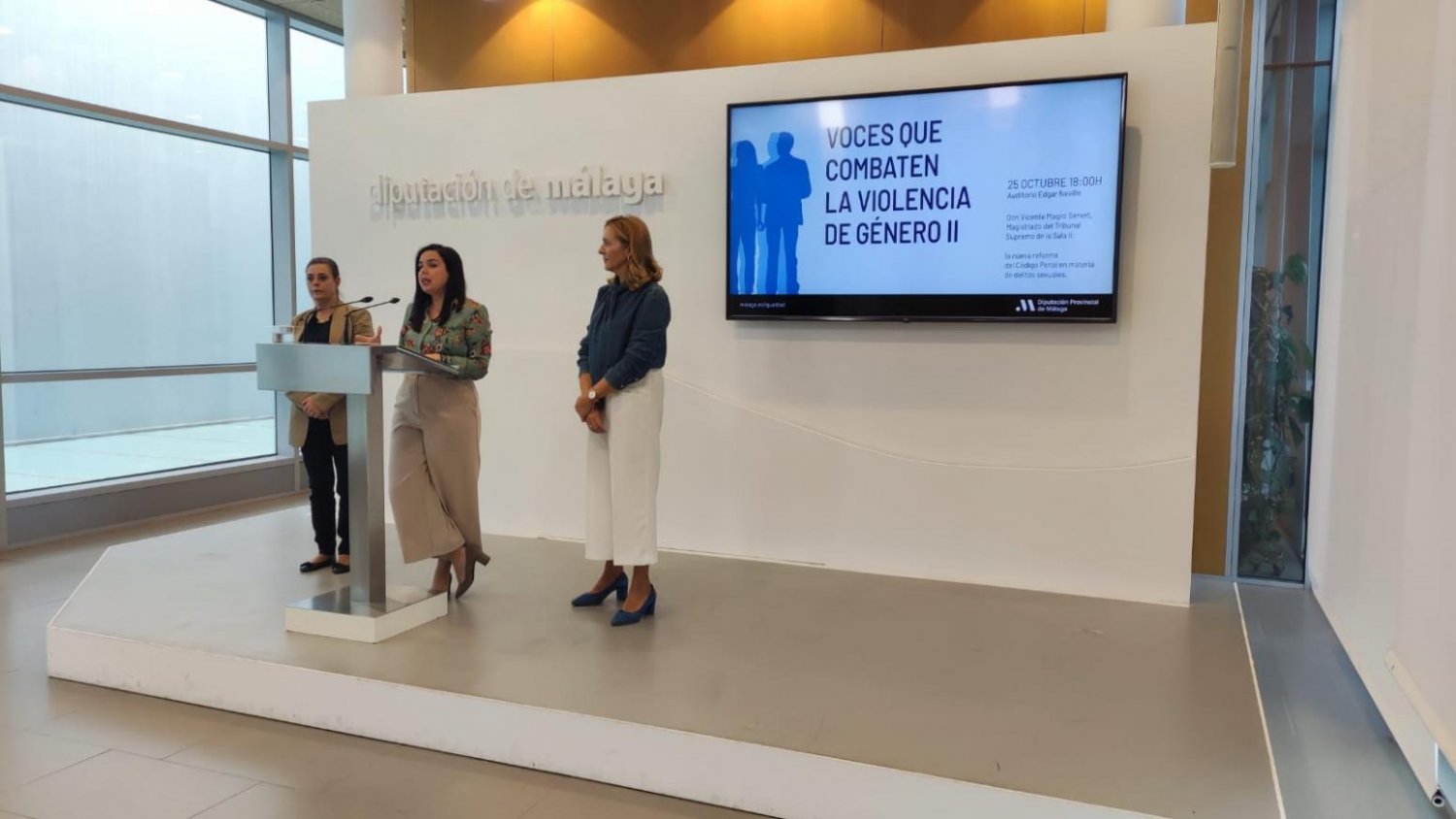 Diputación organiza un ciclo de cinco charlas sobre prevención de la violencia de contra la mujer