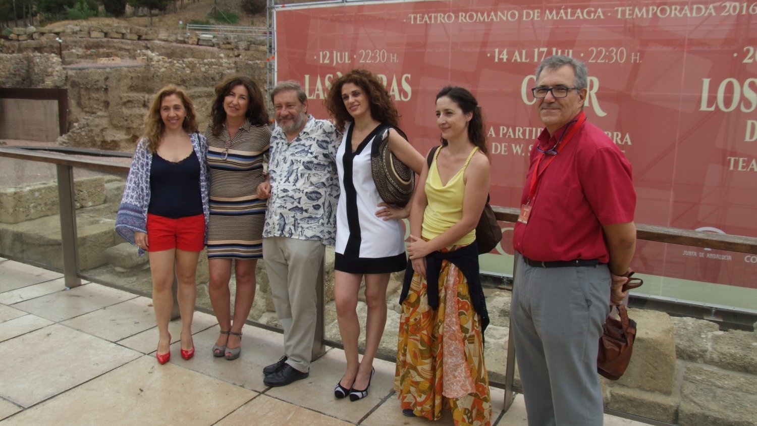 Fernando Sansegundo y Ruth Gabriel estrenan 'César' en el Teatro Romano de Málaga