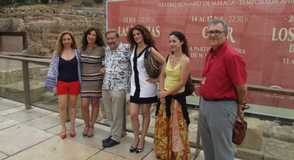 Fernando Sansegundo y Ruth Gabriel estrenan 'César' en el Teatro Romano de Málaga