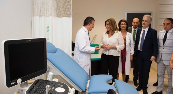 Susana Díaz visita el Hospital de Alta Resolución Valle del Guadalhorce en su apertura