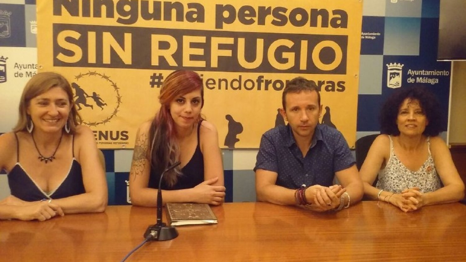 La plataforma malagueña Advenus se une a la caravana por los derechos de los refugiados