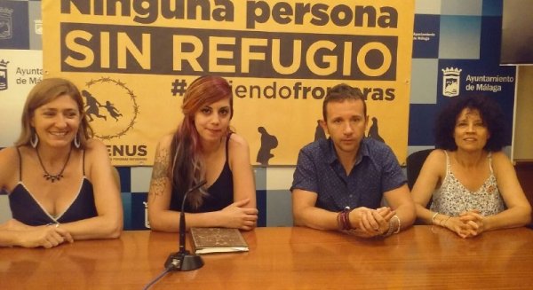 La plataforma malagueña Advenus se une a la caravana por los derechos de los refugiados