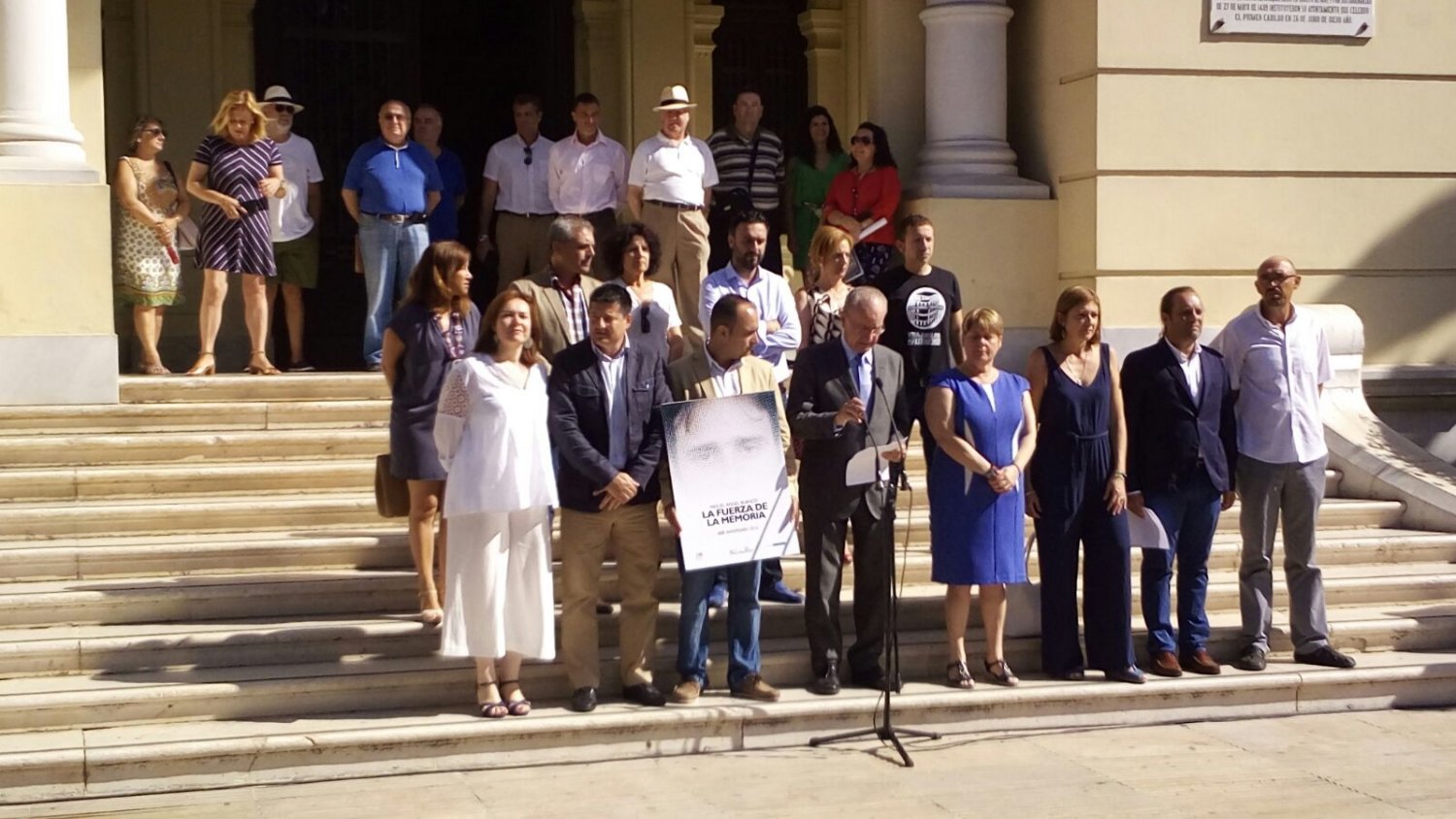 El Ayuntamiento de Málaga conmemora la muerte de Miguel Ángel Blanco