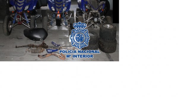 Detienen a tres personas por su vinculación con el robo y receptación de un quad
