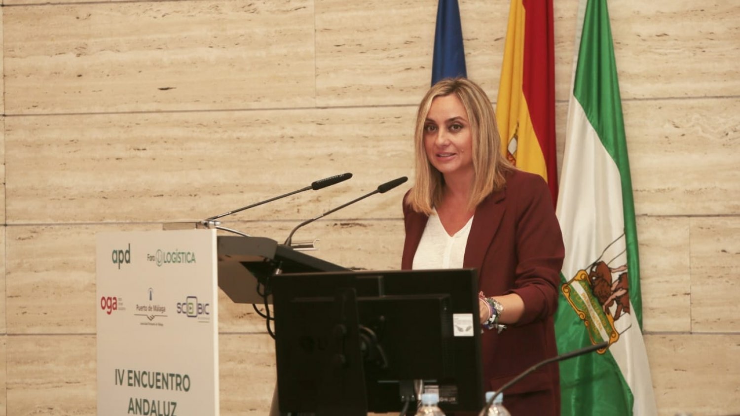 Marifrán Carazo señala que es un momento clave para potenciar la Red Logística de Andalucía