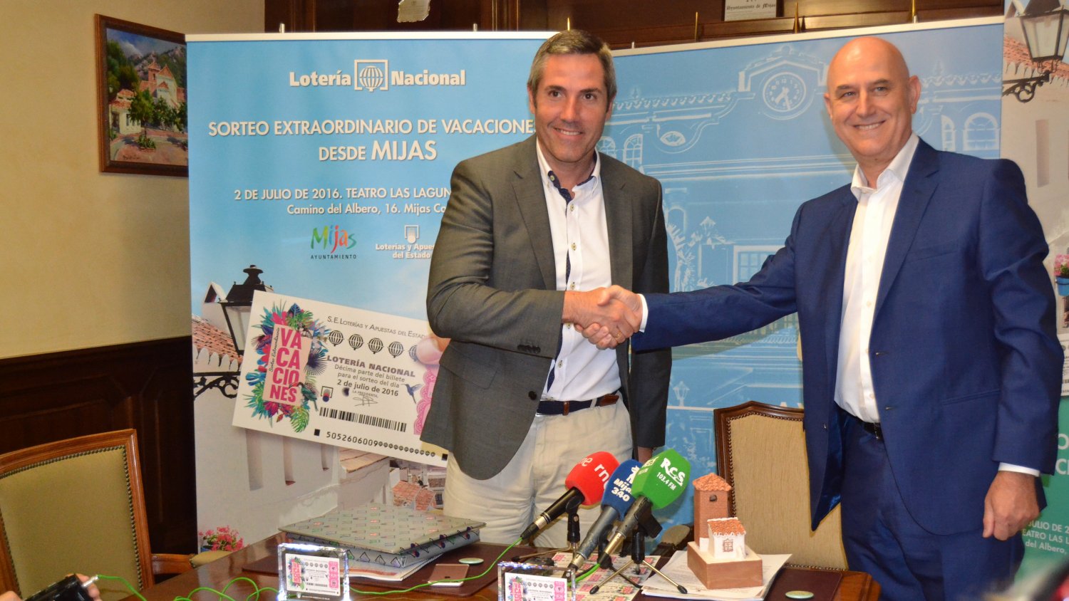 El Sorteo Extraordinario de Vacaciones de la Lotería Nacional llega el sábado al Teatro de Las Lagunas de Mijas
