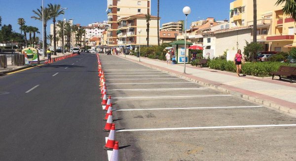 Torre del Mar habilita 60 nuevas plazas de aparcamientos sin coste para usuarios