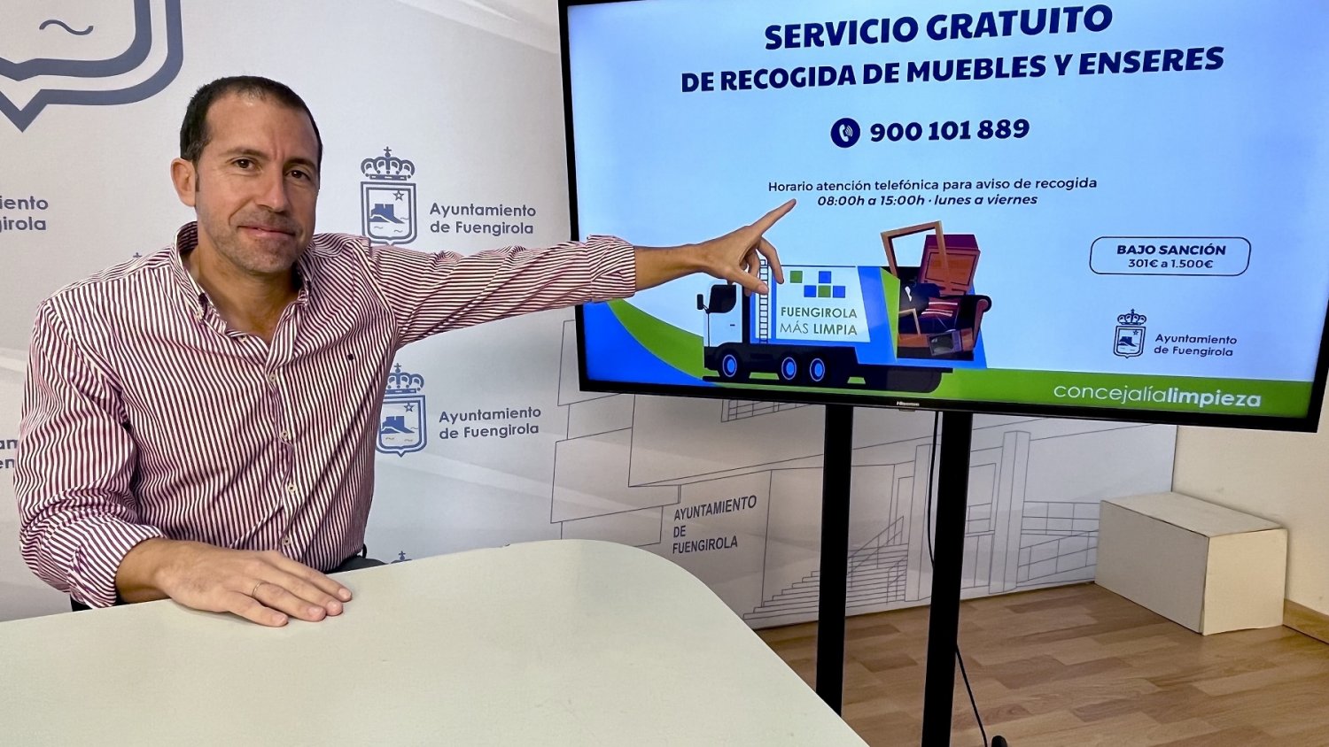 Fuengirola retira casi 800 toneladas de muebles y enseres de la vía pública desde principios de año