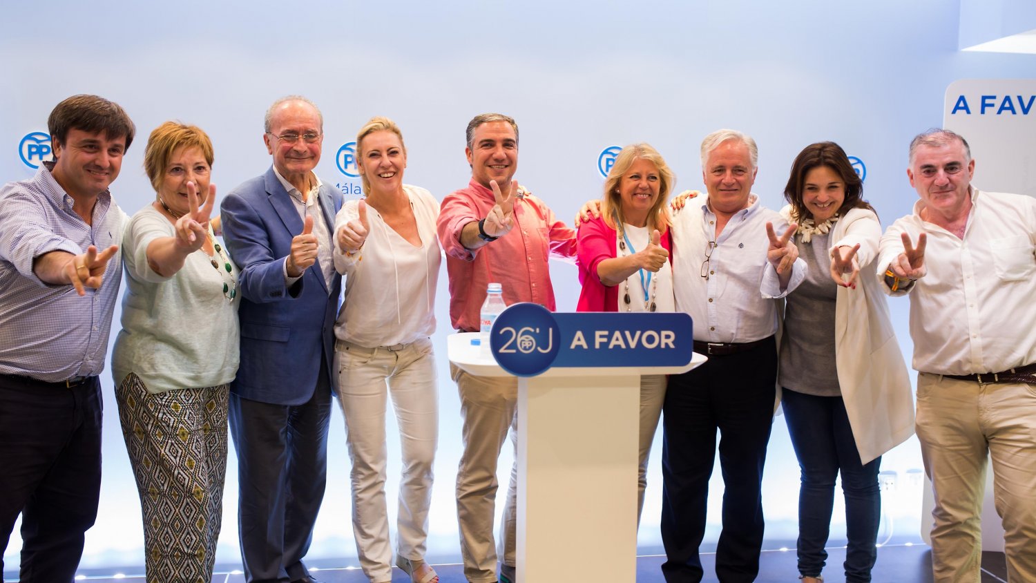 Bendodo destaca el crecimiento del PP en el litoral y en el interior y subraya 