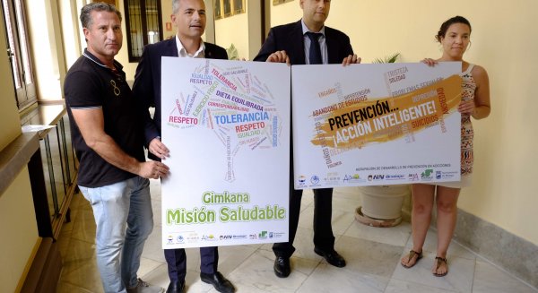 El Ayuntamiento de Málaga celebra una gimkana para promover la vida saludable entre los jóvenes