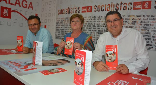 El PSOE de Vélez-Málaga presenta la campaña 'Sí por el cambio'