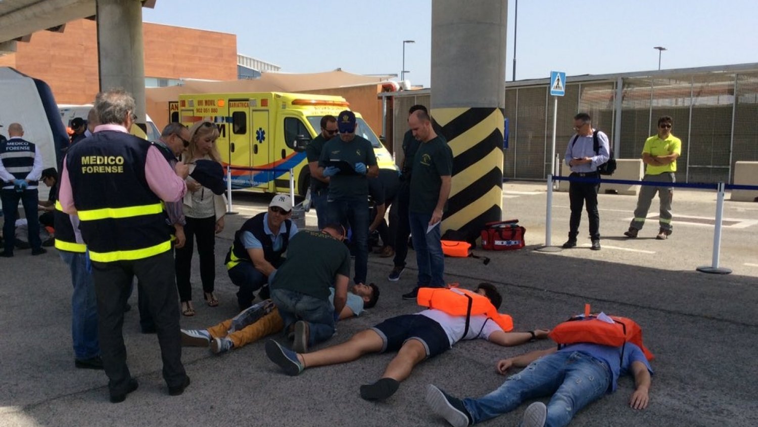 Más de 300 efectivos comprueban protocolos de gestión de emergencia y atención a víctimas