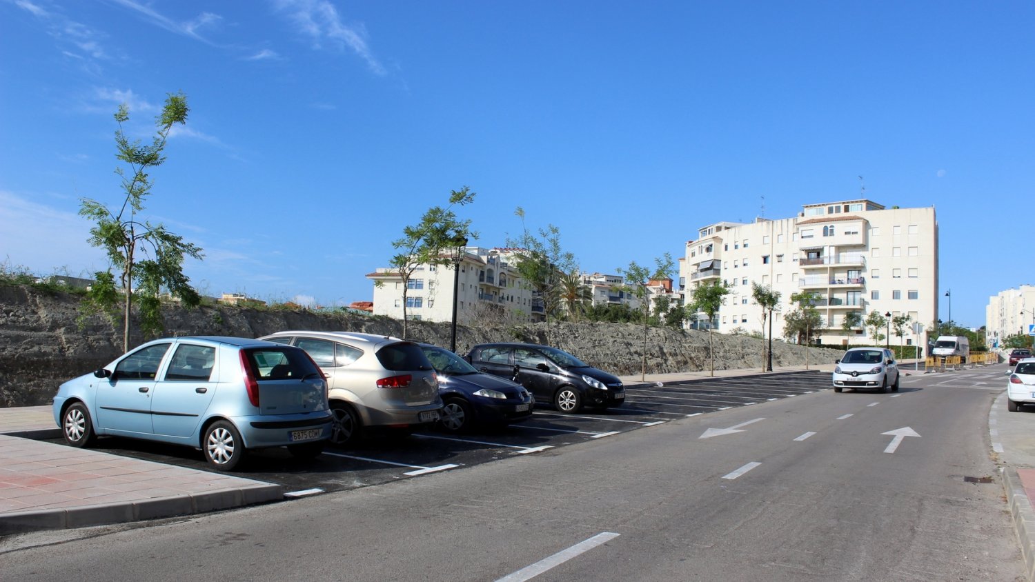 El Ayuntamiento de Estepona concluye la primera obra en la zona del Parque de Bomberos