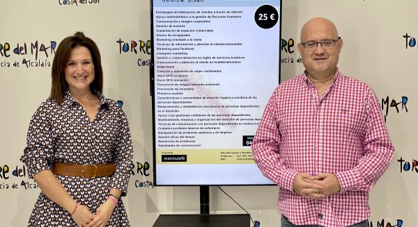 Torre del Mar presenta sus nuevos cursos de formación a través de la 'Escuela de Otoño Online'