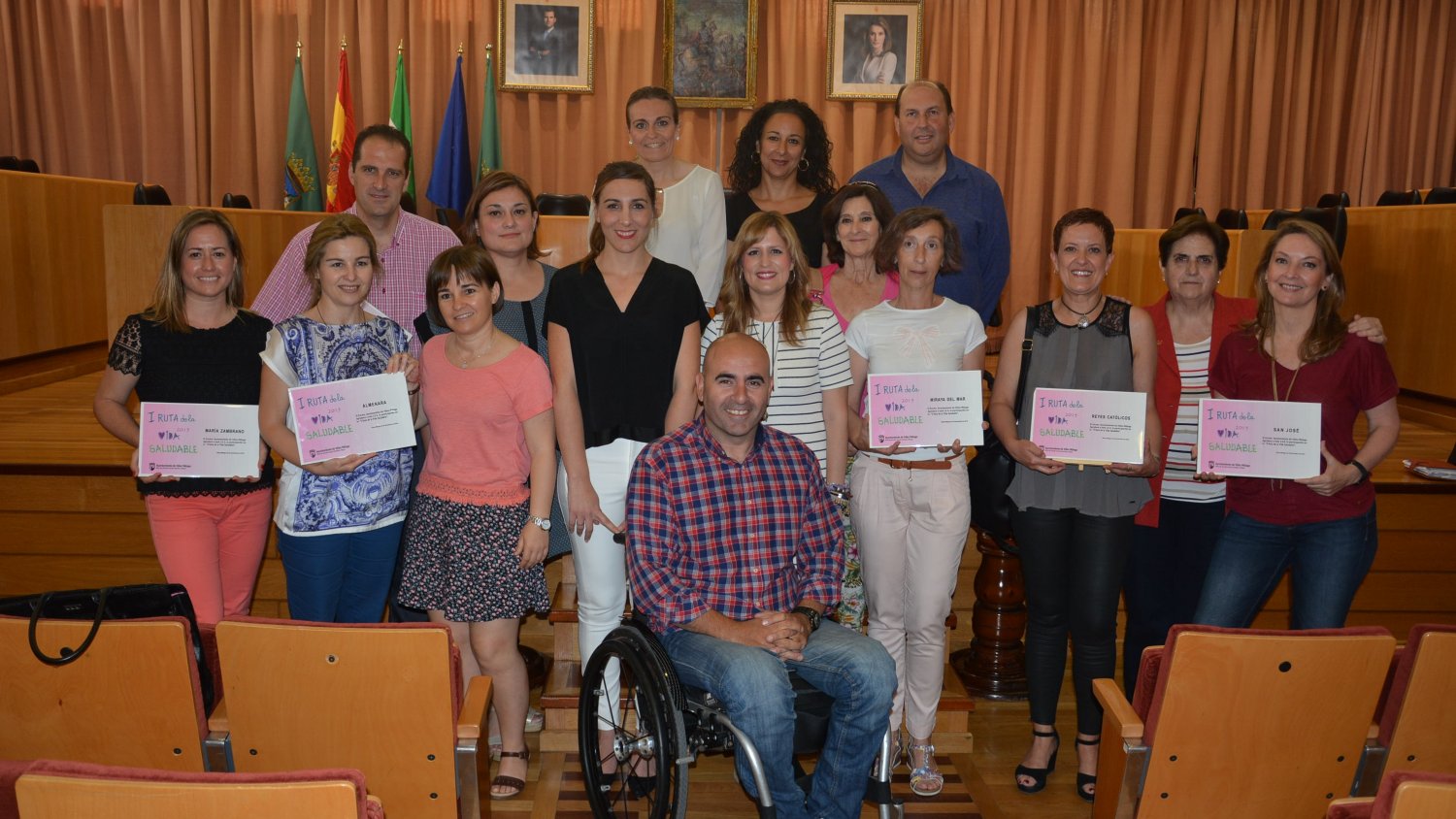 El Ayuntamiento distingue a los centros educativos participantes en la primera Ruta de la Vida Saludable