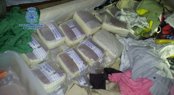 Detenidas en Málaga diez personas tras un 'vuelco' entre narcotraficantes