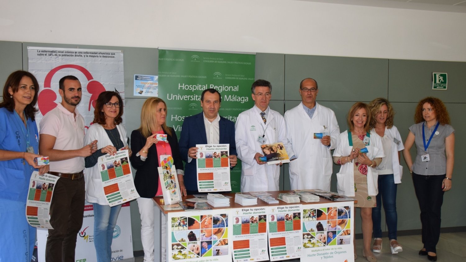 La Junta anima a los malagueños a la donación de órganos en los actos organizados con motivo del Día del Donante