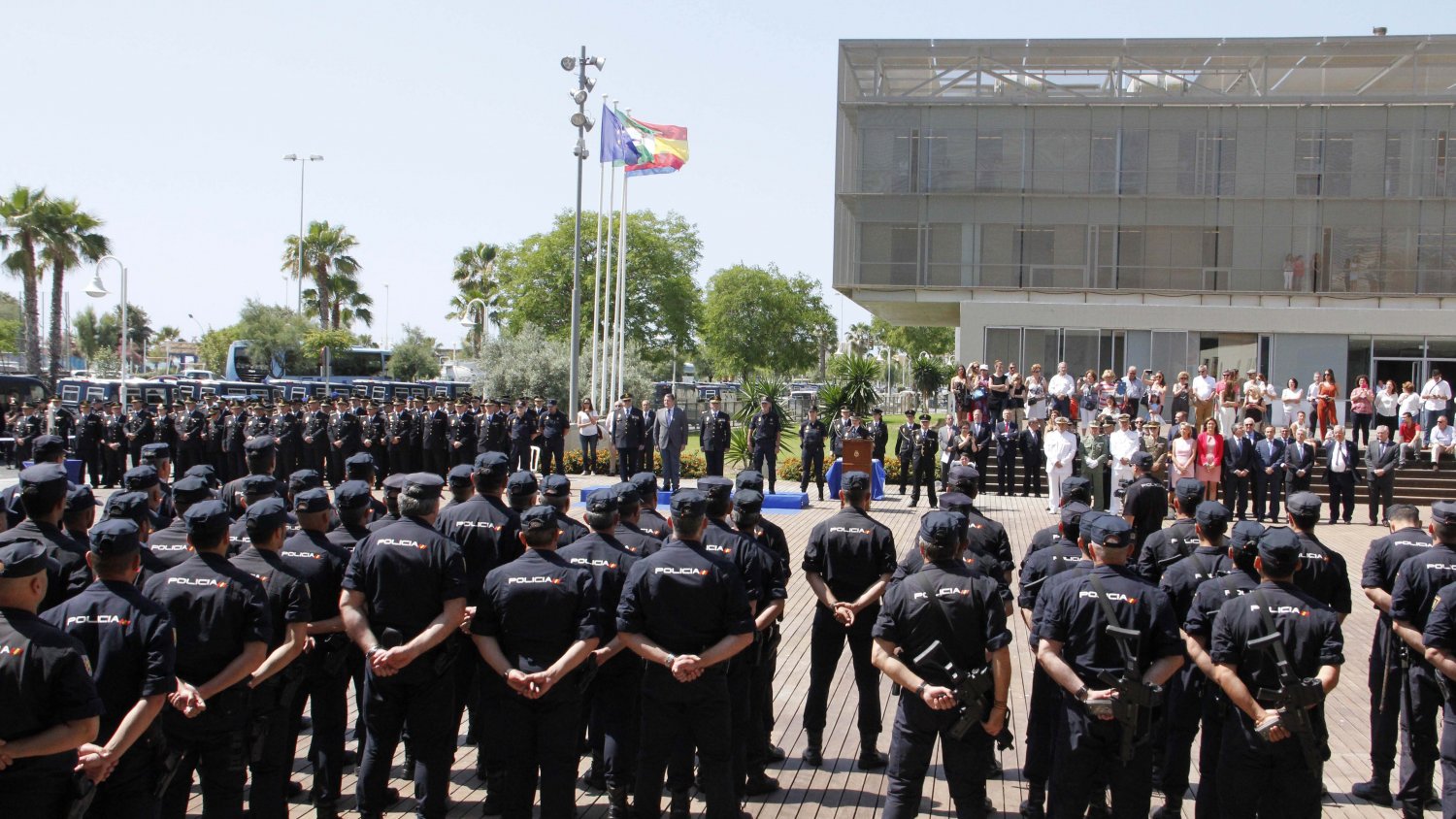 La Diputación acoge el acto institucional conmemorativo del 25 aniversario de la creación de la quinta Unidad de Intervención de la Policía Nacional