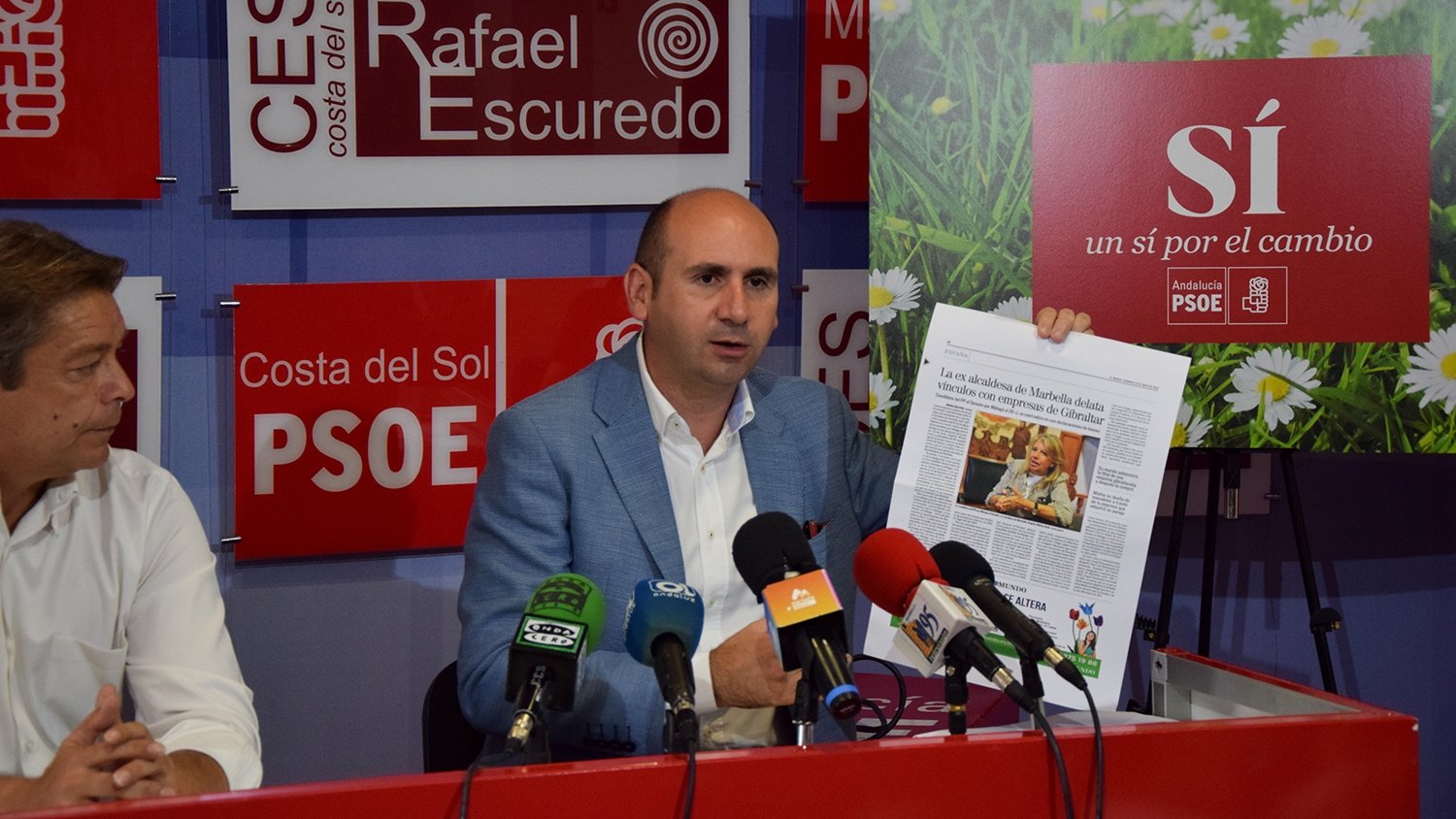 El PSOE exige respuestas y no querellas ante las informaciones que vinculan el patrimonio de Ángeles Muñoz con sociedades en Gibraltar