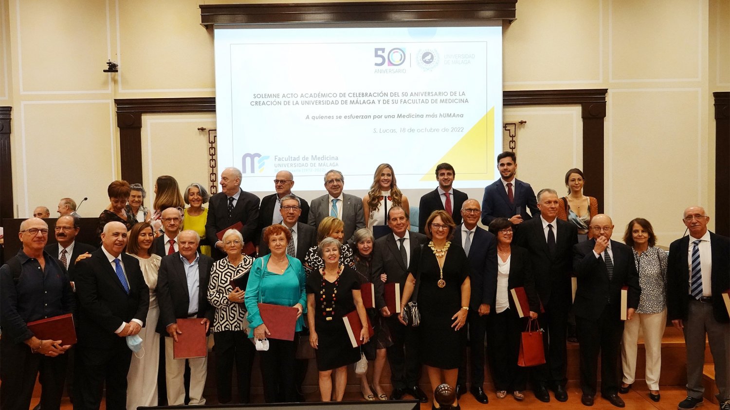UMA.- Medicina celebra su 50 aniversario con el reto de seguir formando sanitarios humanistas