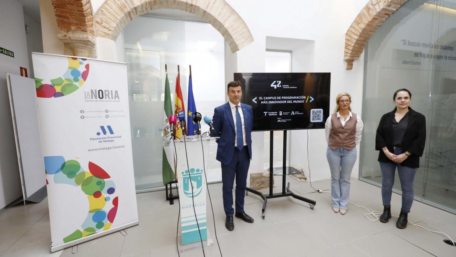 Diputación informa en Marbella sobre las oportunidades formativas del campus de programación 42 Málaga