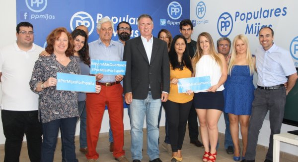 #PorMijasporEspaña, lema de campaña del PP de Mijas para las elecciones generales