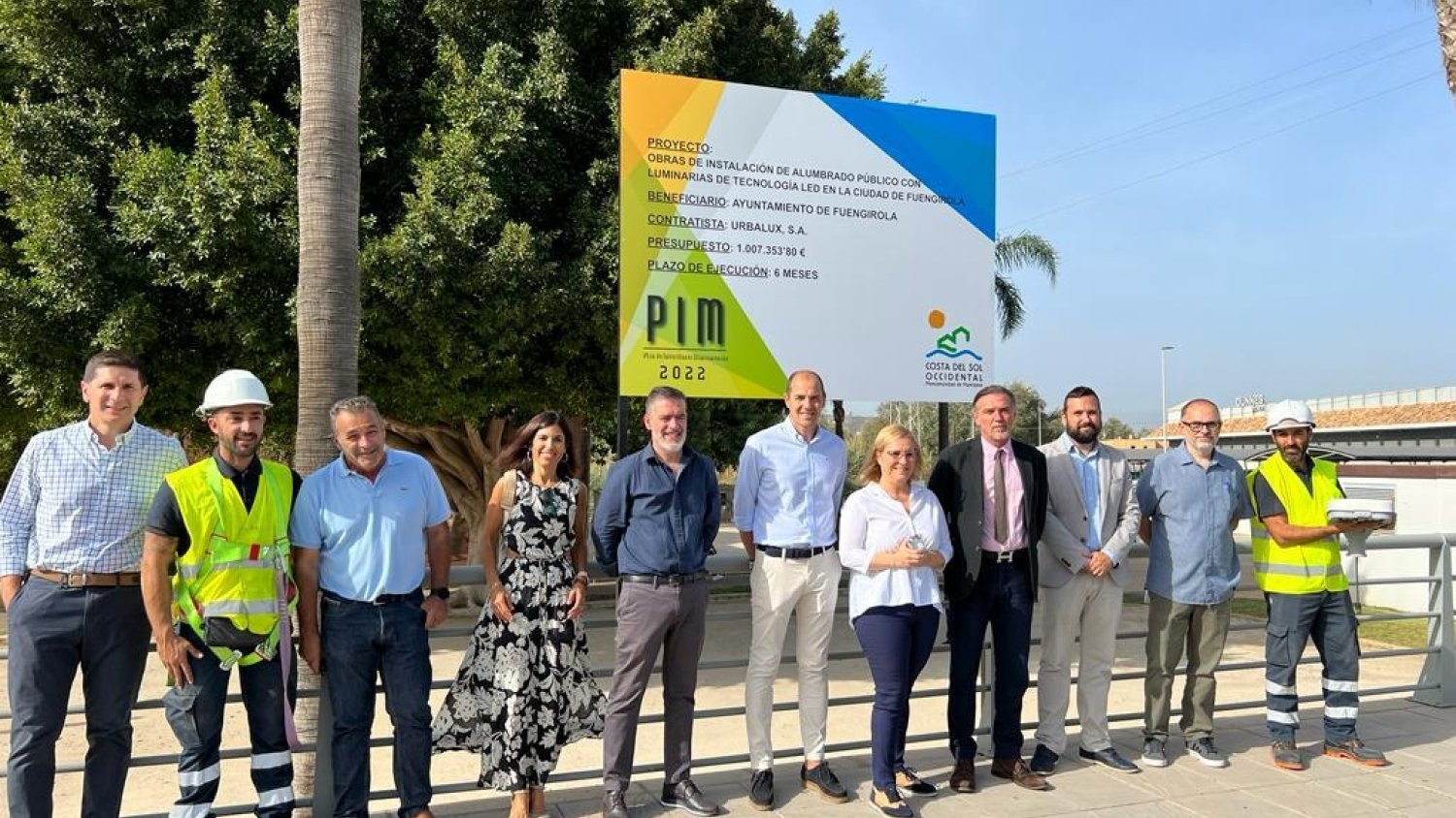 La Mancomunidad anuncia que cambiará la iluminación de mil farolas en Fuengirola