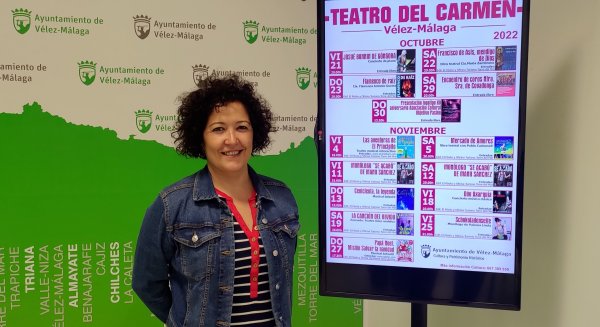 Vélez-Málaga presenta la programación del Teatro del Carmen para los meses de octubre y noviembre