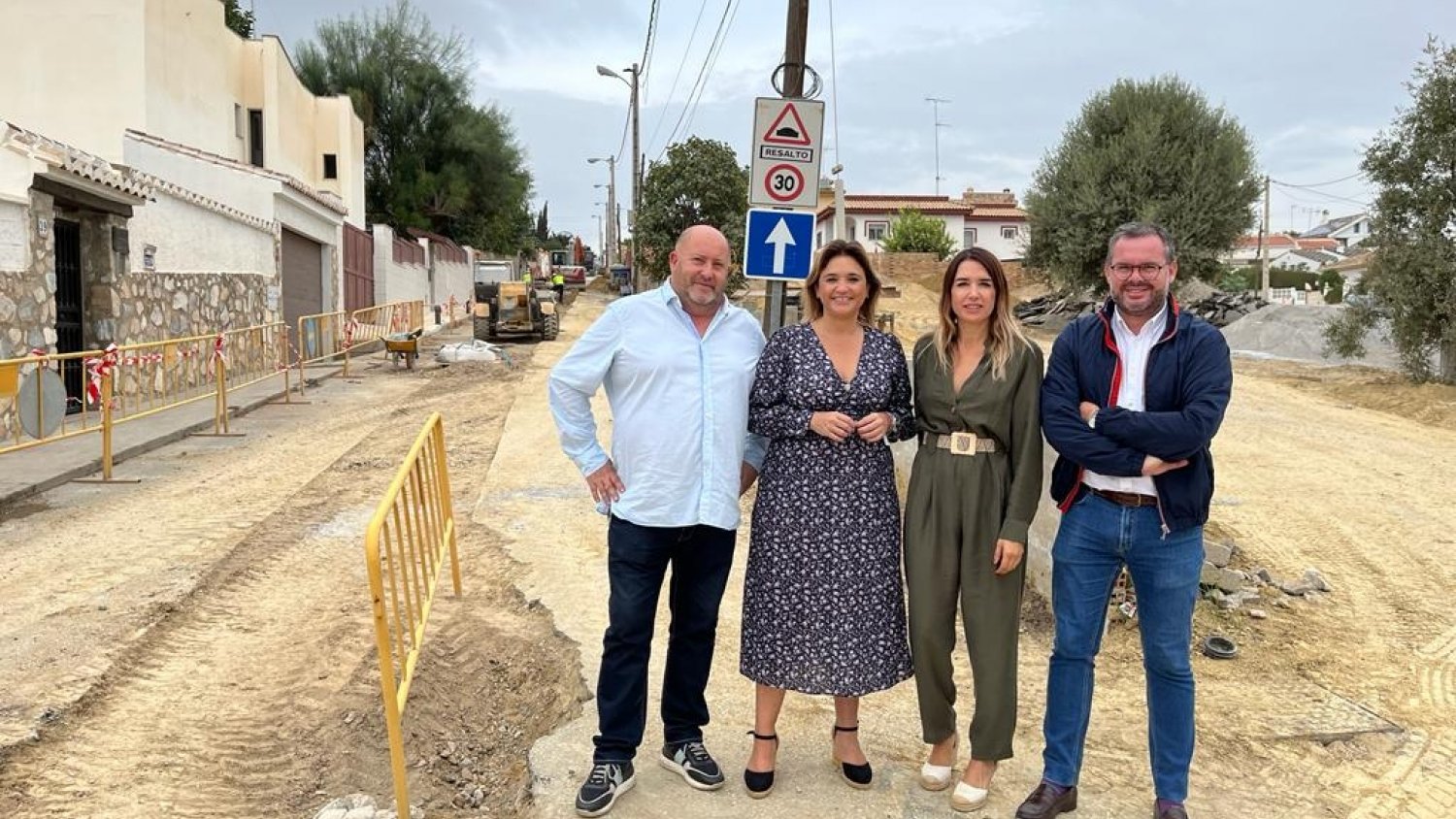 Las obras de saneamiento y abastecimiento en la Cañada de los Cardos afrontan su recta final