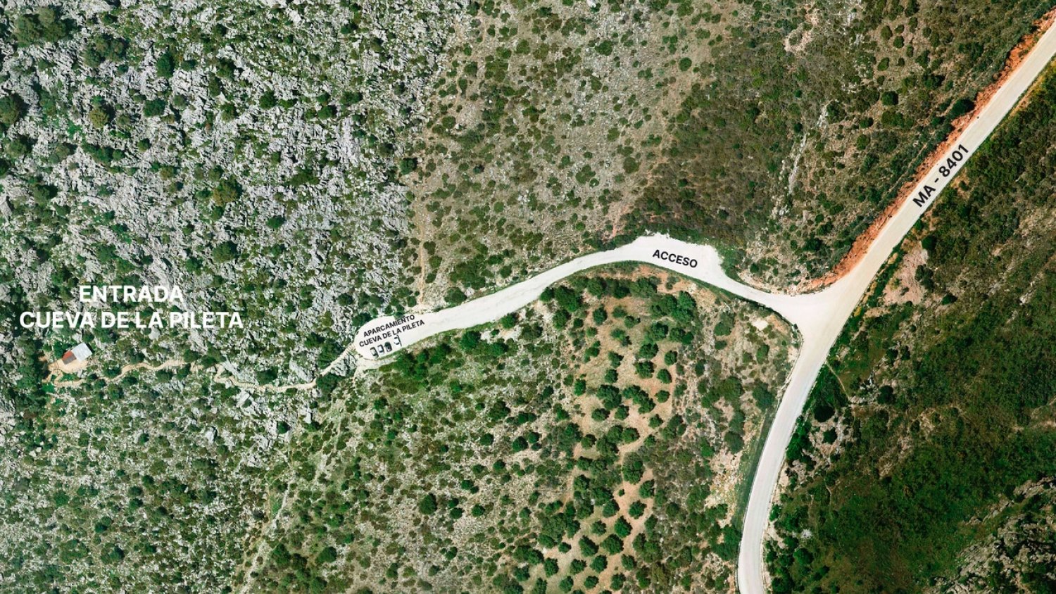Diputación mejorará el acceso y los aparcamientos en la Cueva de la Pileta con una inversión de 266.000 euros