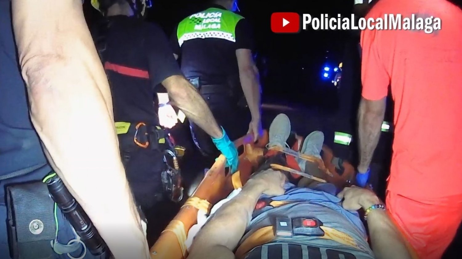 Rescatado un hombre que cayó cuando corría por el campo sufriendo lesiones que lo dejaron impedido