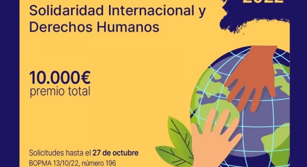 Diputación publica la convocatoria 2022 del Premio Provincial de Solidaridad Internacional y Derechos Humanos