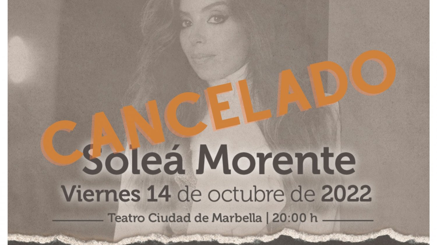 Soleá Morente cancela su participación en el ciclo ‘Cantos Velados’ por motivos de salud