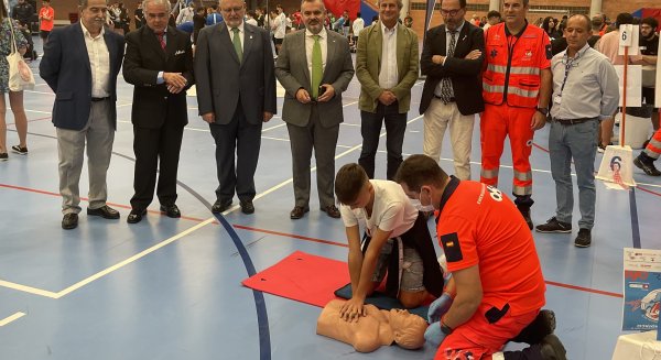 El Colegio de Médicos colabora en la celebración del Día Europeo de concienciación ante la Parada Cardíaca