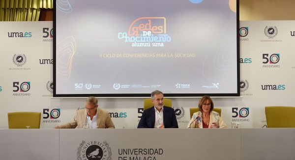 UMA.- Las vacunas COVID y los riesgos del agua en Málaga abrirán el II Ciclo de Conferencias para la Sociedad de Alumni