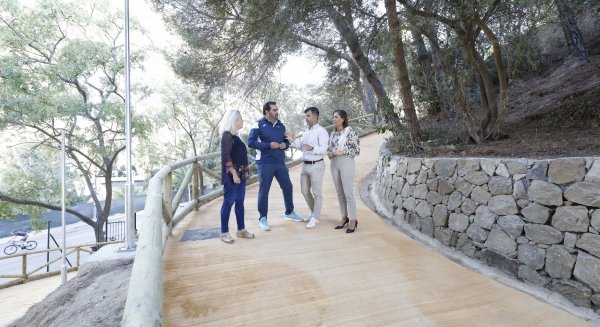 Marbella recupera 2.000 metros cuadrados de los senderos del Pecho de las Cuevas