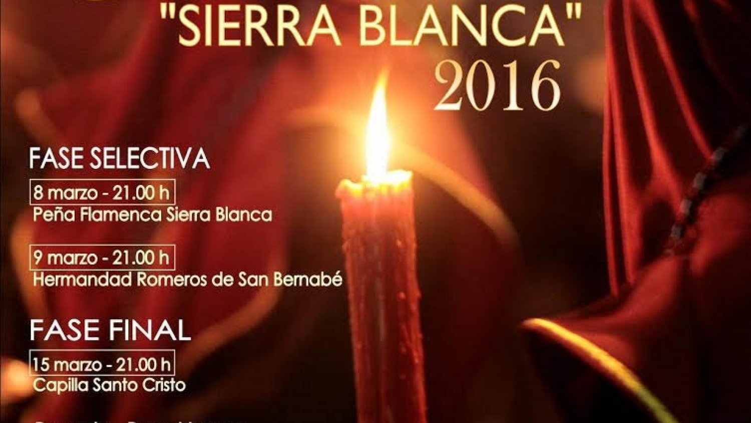 La Peña Flamenca Sierra Blanca celebra la XXVII edición de su tradicional concurso de saetas