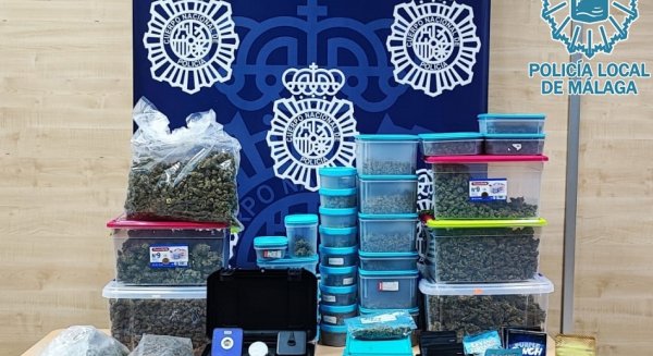 Desmantelado un club cannábico tras la incautación de más de seis kilogramos de sustancias estupefacientes