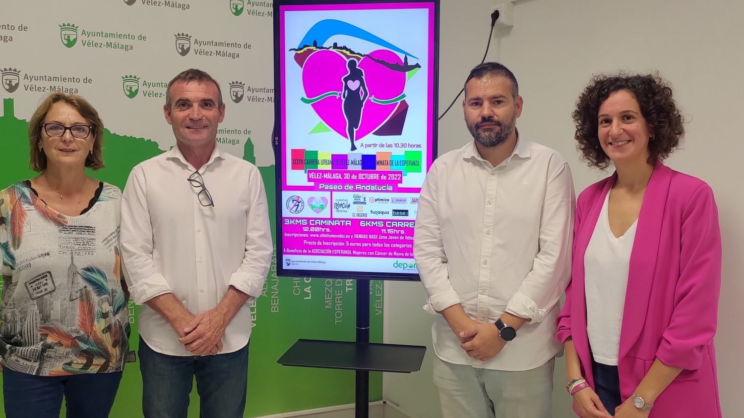 Vélez-Málaga presenta la XXXVIII Carrera Urbana y la XI Caminata de la Esperanza