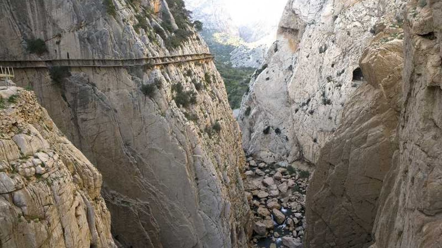 La web del Caminito del Rey recibe en su primer año 2,2 millones de visitas