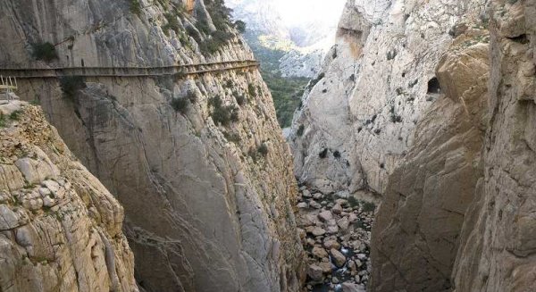 La web del Caminito del Rey recibe en su primer año 2,2 millones de visitas