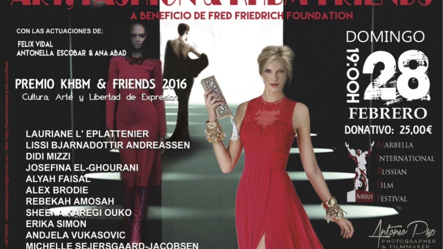 El Ayuntamiento apoya la gala ‘Art, Fashion & KHBM-Friends’