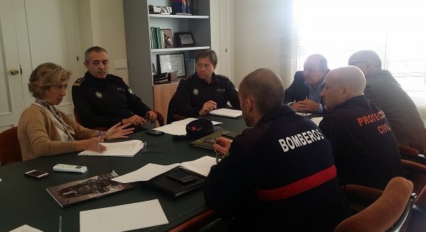 El Ayuntamiento de Marbella se reúne con las fuerzas de seguridad locales