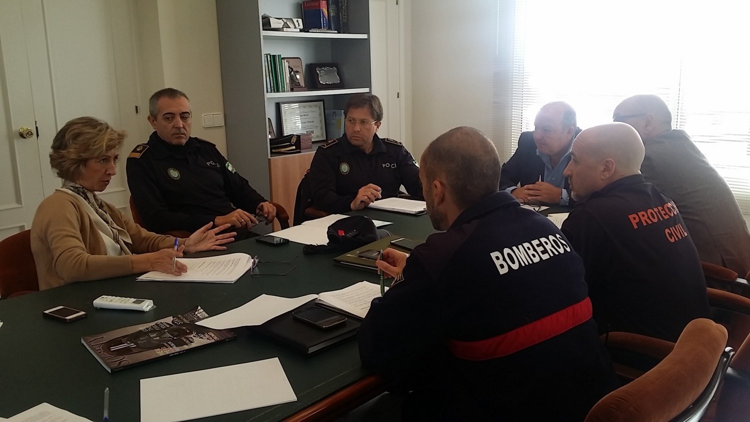 El Ayuntamiento de Marbella se reúne con las fuerzas de seguridad locales