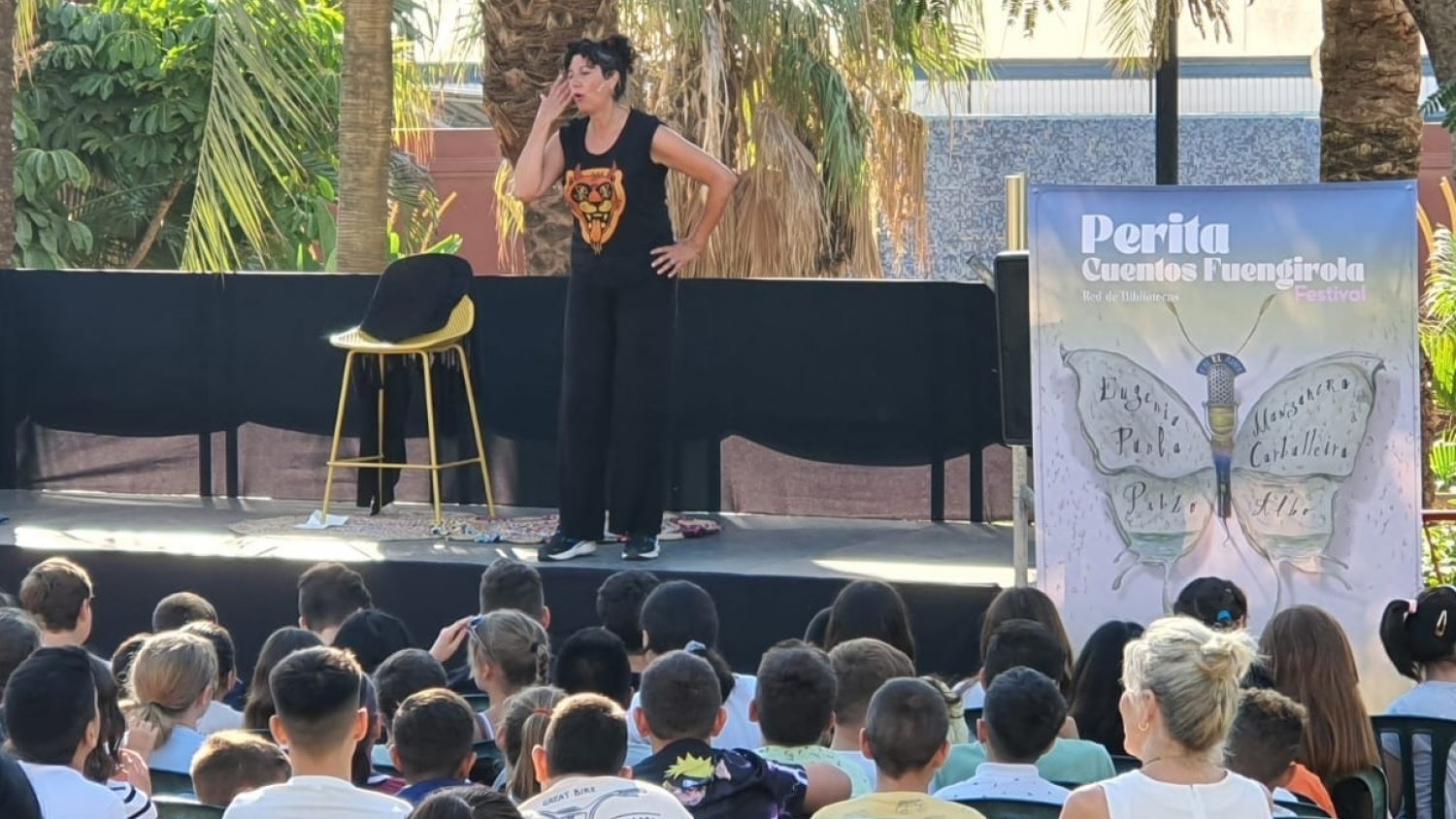 Cerca de 1.400 personas disfrutan del ciclo de narrativa oral ‘Perita. Cuentos Fuengirola Festival’