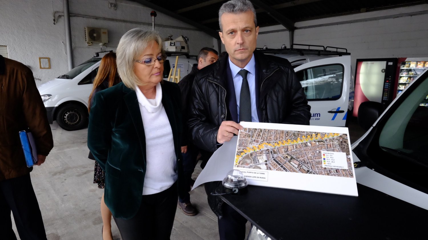 El Ayuntamiento de Málaga elabora un estudio sobre el mapa lumínico de la ciudad