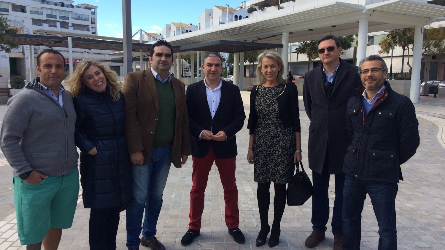 La Diputación y el Ayuntamiento de Marbella invierten 434.000 euros en la remodelación de la plaza Antonio Banderas