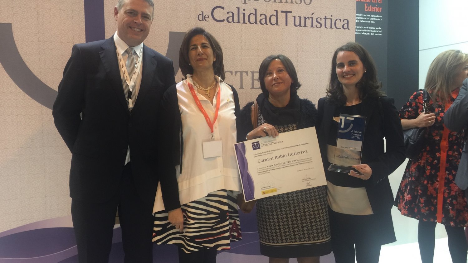 La responsable del Sicted, premio a la mejor gestión del sistema de calidad integral