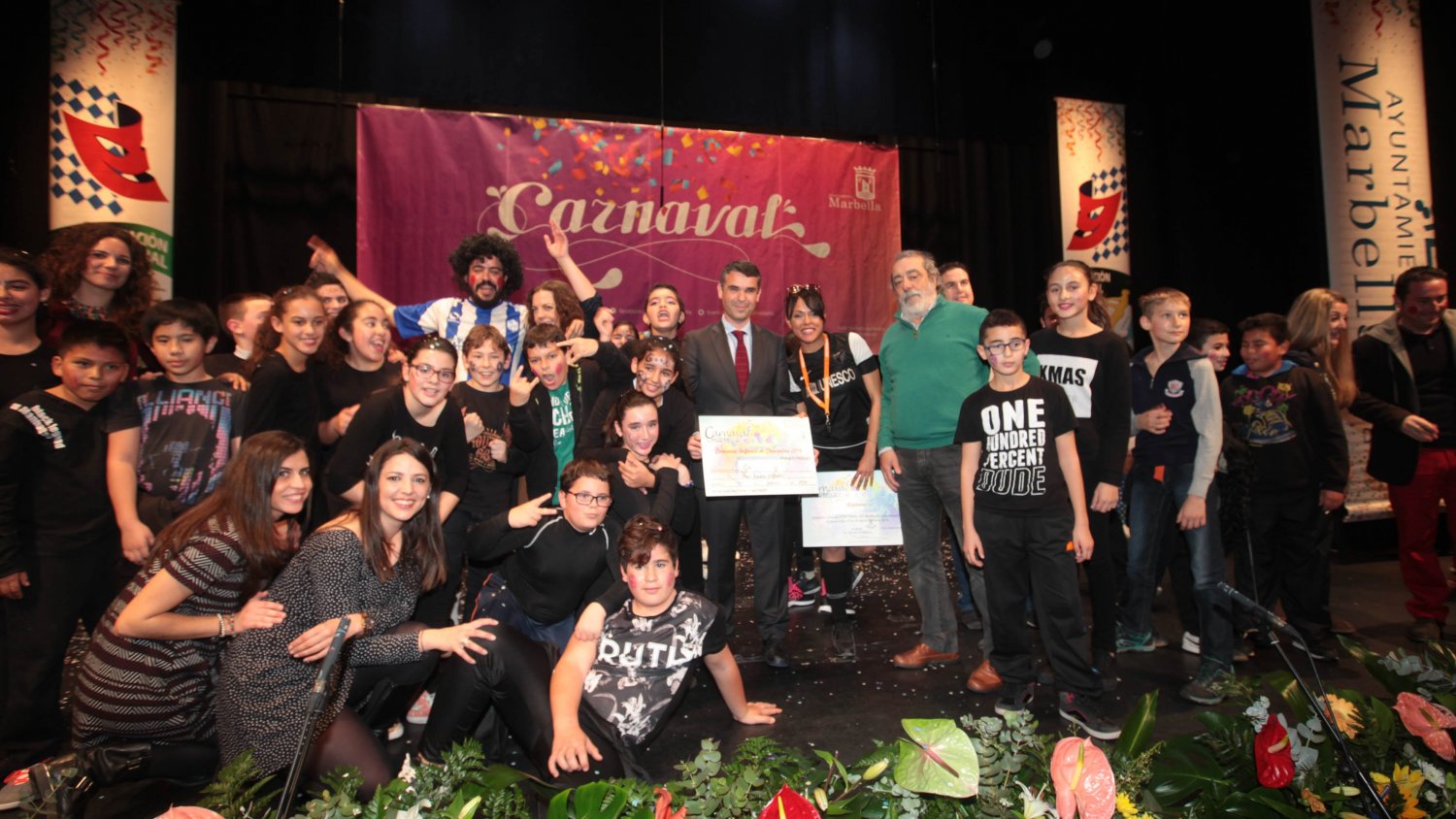 El Ayuntamiento de Marbella entrega los premios del Concurso Infantil de Chirigotas