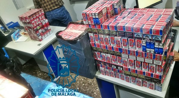 La Policía Local incautó 49.542 cajetillas de tabaco de contrabando en 2015